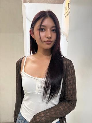 ロング カラー レイヤーカット kakeruのヘアスタイル