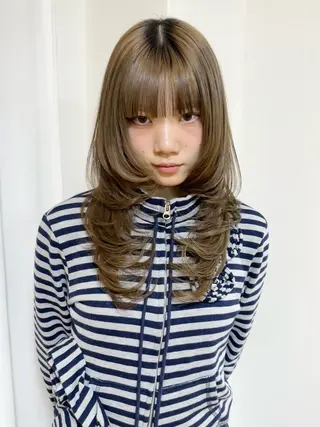 ロング 園田 渉 ◤SHIKIO◢のヘアスタイル