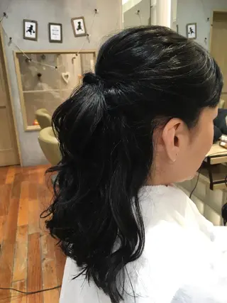 ミディアム ヘアアレンジ 伊藤 いほみのマツエク・マツパデザイン