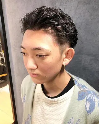 パーマ ヘアアレンジ メンズ メンズ特化✂️栗原 侑也のヘアスタイル
