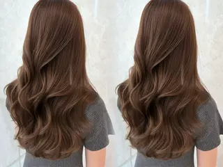 ロング カラー 天野 ひとみのヘアスタイル