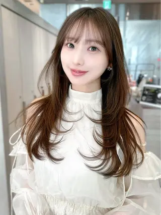 セミロング ✨ミディアム レイヤーハルキのヘアスタイル