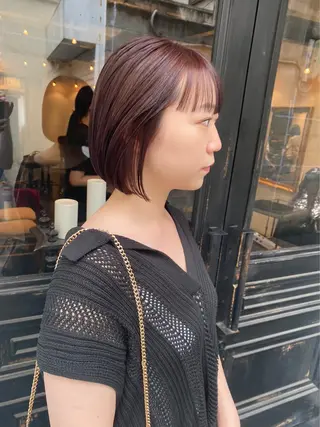ショート カラー tonari 梅田、中崎町のヘアスタイル