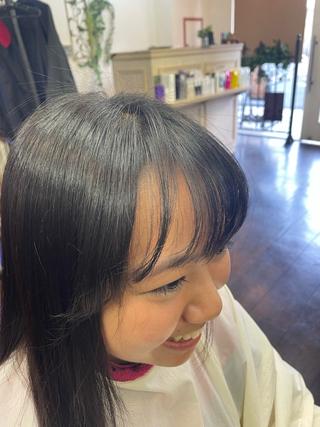 セミロング パーマ 桧山 真のヘアスタイル