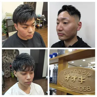 ショート メンズ 男を磨く Barber オオキのヘアスタイル