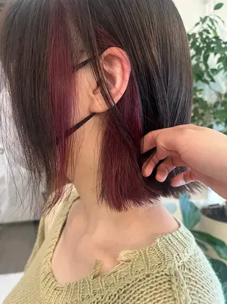 カラー 柴田 さくら/パーマモデルのヘアスタイル