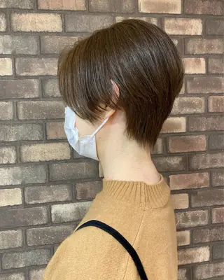 ショート 髪質改善/デザイン/ 天王寺/奥野和広のヘアスタイル