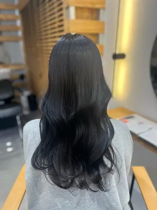 ロング 冨田 悠稀/ 髪質改善縮毛&カラーのヘアスタイル