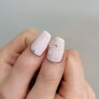 ネイル rina ニュアンス♡ワンホンのネイルデザイン
