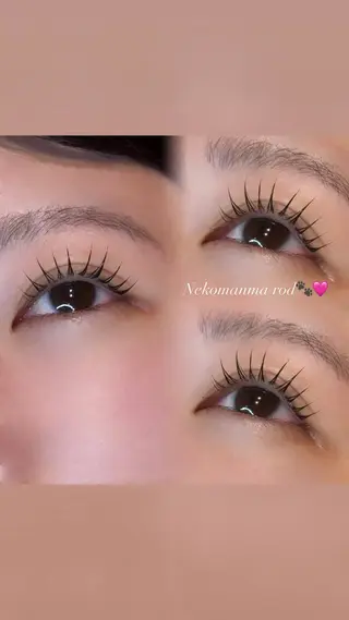 マツエク・マツパ Tetyna川越 mokaのマツエク・マツパデザイン