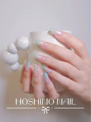 ネイル HOSHINO NAIL_長さだしのネイルデザイン