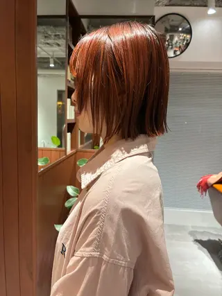 ショート カラー ヘアアレンジ 💟Opus // Mizuki🐕のヘアスタイル