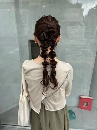 ヘアアレンジ 都築 未来のヘアスタイル