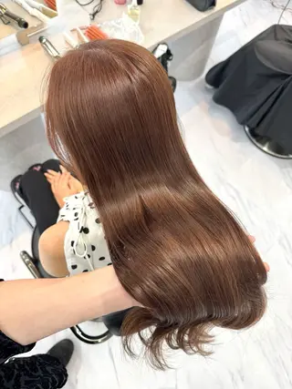 ロング Rita/髪質改善/ ブリーチなしWカラーのヘアスタイル
