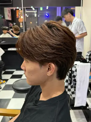 カラー メンズ 米澤 流星のヘアスタイル