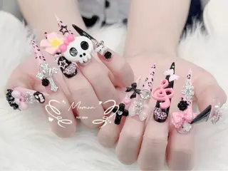 ネイル MoMoA Nail ネイル長さ出し専門店のネイルデザイン