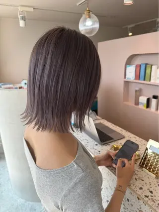 ミディアム 工藤 慎伍のヘアスタイル