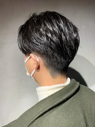 ショート メンズパーマ 工藤勇也のヘアスタイル