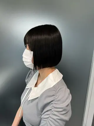 ショート カラー 髪質改善/縮毛矯正/ 艶カラー/上野優斗のヘアスタイル