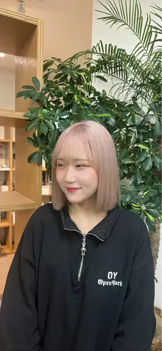 カラー ブリーチカラー/ わきたちえ🌻のヘアスタイル