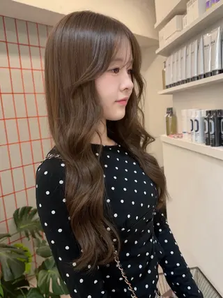 ロング カラー 💍モテる艶髪 透明感カラー💖のヘアスタイル