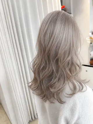 セミロング カラー BOXmico. 南堀江　宇都宮のヘアスタイル