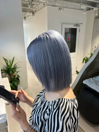 ミディアム カラー Miyuu 『藤沢』のヘアスタイル