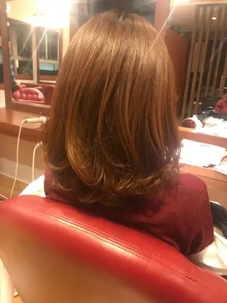 ミディアム 銀座フリーランススタ イリストMIYUKIのヘアスタイル