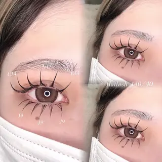 マツエク・マツパ Olivia 遠藤のマツエク・マツパデザイン