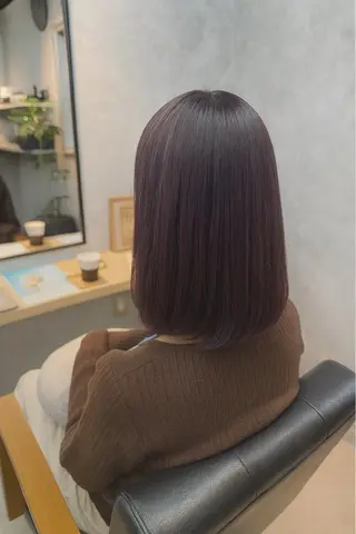 セミロング motoトップカラー リスト/ブリーチカラのヘアスタイル