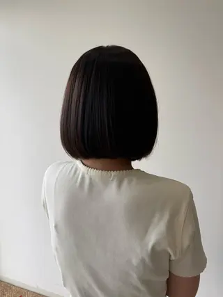 ミディアム 安田 里奈のヘアスタイル