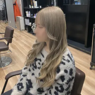 ロング 上品なダブルカラー✨ 藤江 広人のヘアスタイル