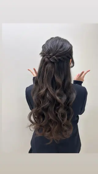 ヘアアレンジ ヘアセットサロン ココのヘアスタイル