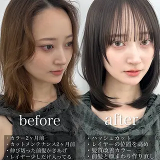 ミディアム ❤︎今だけ無料 カットします❤︎のヘアスタイル