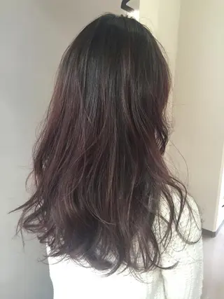 ロング カラー パーマ ヘアアレンジ メンズ キッズ ネイル マツエク・マツパ 新宿/髪質改善/ 美髪矯正✨浅江通友のヘアスタイル