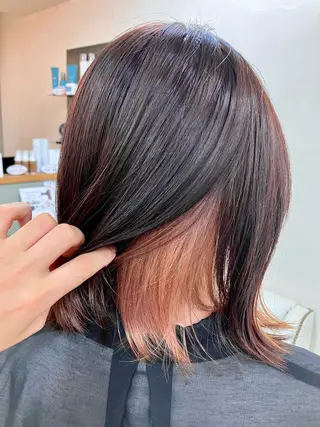 ミディアム レイヤー×透明感 カラー🤍MAOのヘアスタイル