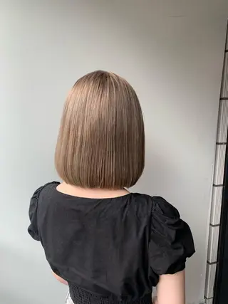 ミディアム カラー パーマ ヘアアレンジ メンズ キッズ ネイル マツエク・マツパ KANAMI 🌏のヘアスタイル