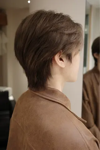 ショート メンズ ブローモデル募集 Manaのヘアスタイル