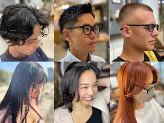 ミディアム カラー パーマ ヘアアレンジ 一人一人の輝きを 心を込めてのヘアスタイル