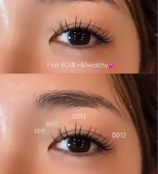 マツエク・マツパ eyelash Anmut Lunaのマツエク・マツパデザイン