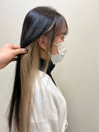 ロング カラー 山田 花帆のヘアスタイル