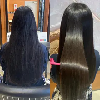 ロング 毛流れパーマ職人 岡田大樹のヘアスタイル