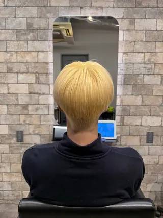 ショート カラー メンズ fan.ray⚽️ 髙橋翔一のヘアスタイル