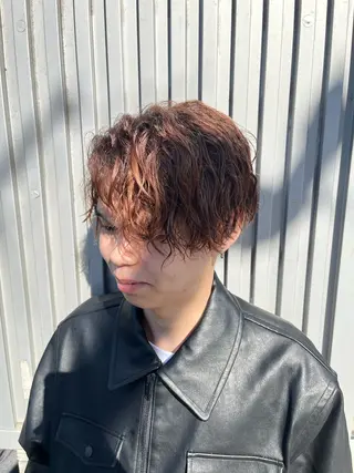 パーマ メンズ 栗原 きえ ／ダメージレスのヘアスタイル