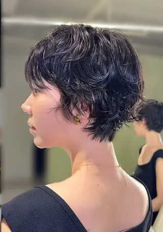 ショート ニュアンスパーマ 🫧山﨑 真歩🫧のヘアスタイル