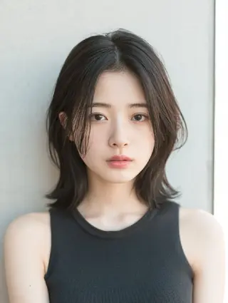 ミディアム 原田 祥彰のヘアスタイル