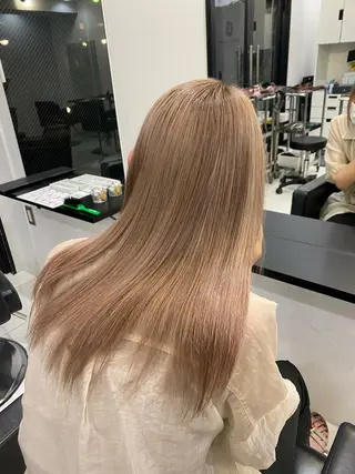 セミロング カラー レイヤーカット 赤み消し　店長/大和のヘアスタイル
