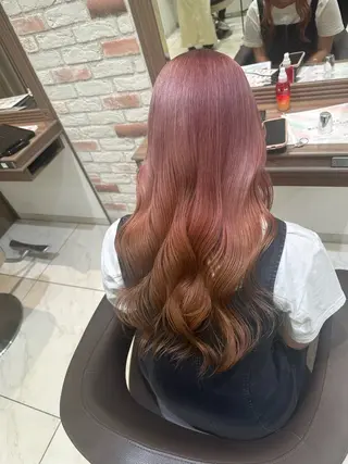 ロング カラー 【複雑履歴ブリーチ】 中村　玲仁のヘアスタイル
