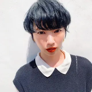 ショート カラー 中川 竜誠のヘアスタイル