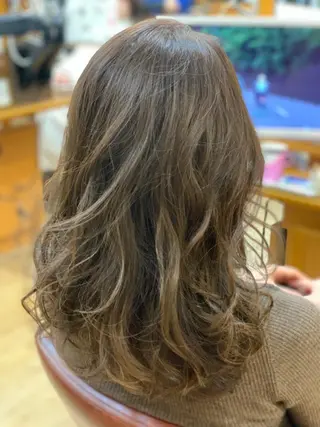 セミロング カラー ✨店長✨松下 和正のヘアスタイル
